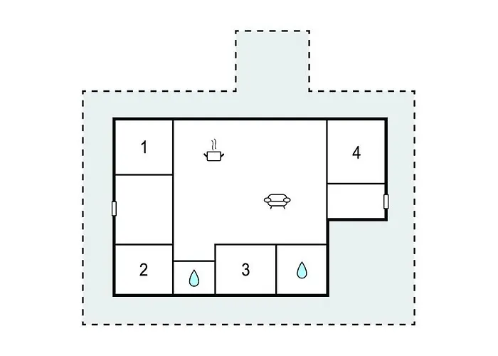 4 Bedroom Amazing In Casa de Férias *